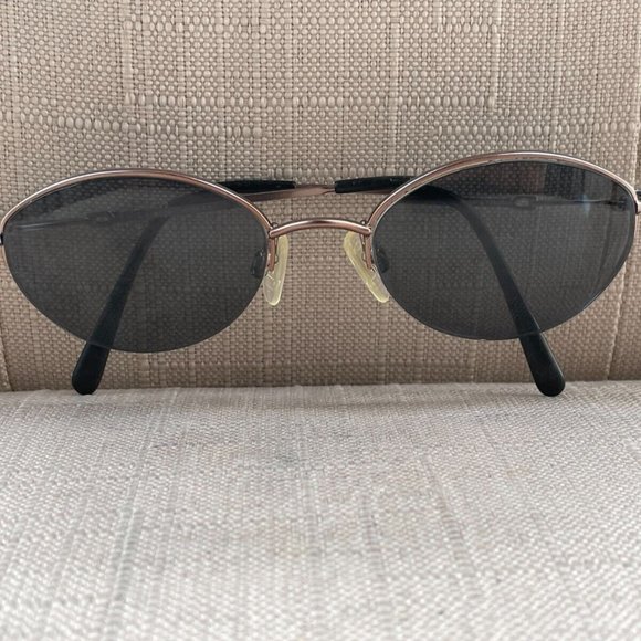 Vintage Elle Women Eyeglasses Half Rim Glasses frame 50[]18 135 Brown Tone main image 4